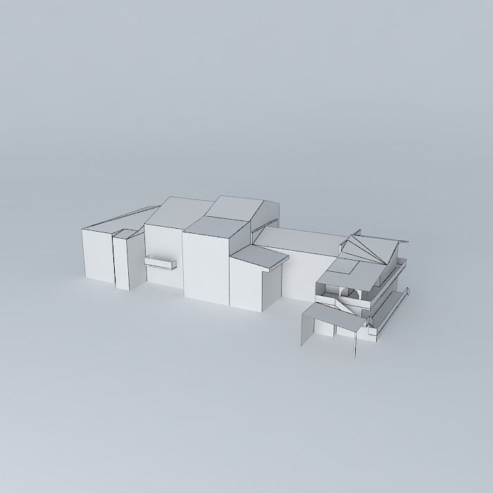 Market in Pilsen Free 3D model_4