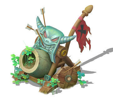 Cartoon version - Wind magic cannon 3D model_3