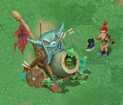 Cartoon version - Wind magic cannon