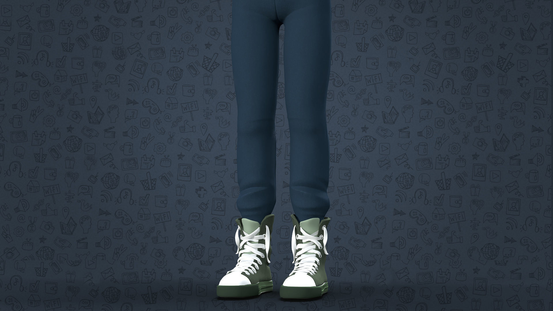 CARTOON TEENAGE BOY - RIGGED Low-poly 3D model_6