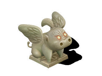 Cartoon version - Fog magic Obediently beast 3D model_3