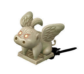 Cartoon version - Fog magic Obediently beast 3D model_1