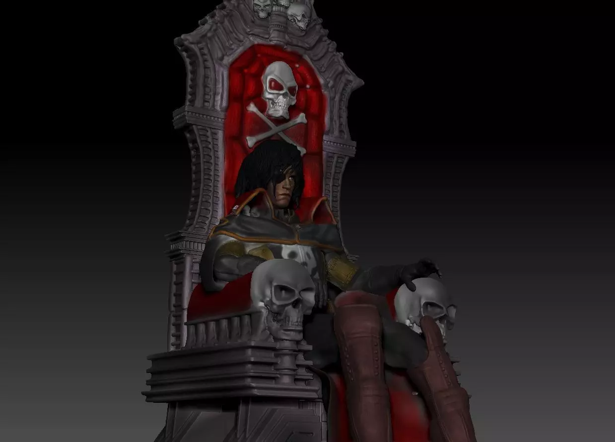 Harlock pirate space 3D print model