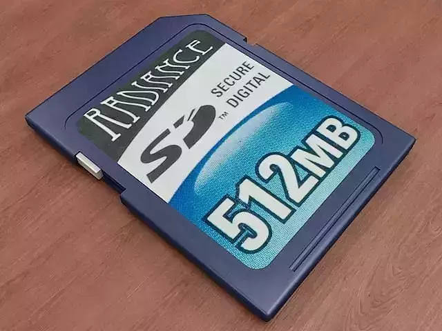 SD Card 3D model