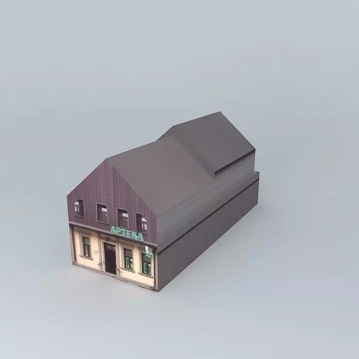 Hungary 3 building Free 3D model_0