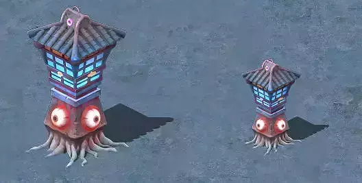 Cartoon version - food soul lights