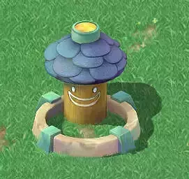 Cartoon version - small wave flower garden