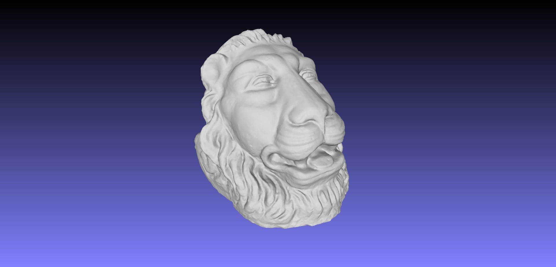 LION HEAD 3D model_18
