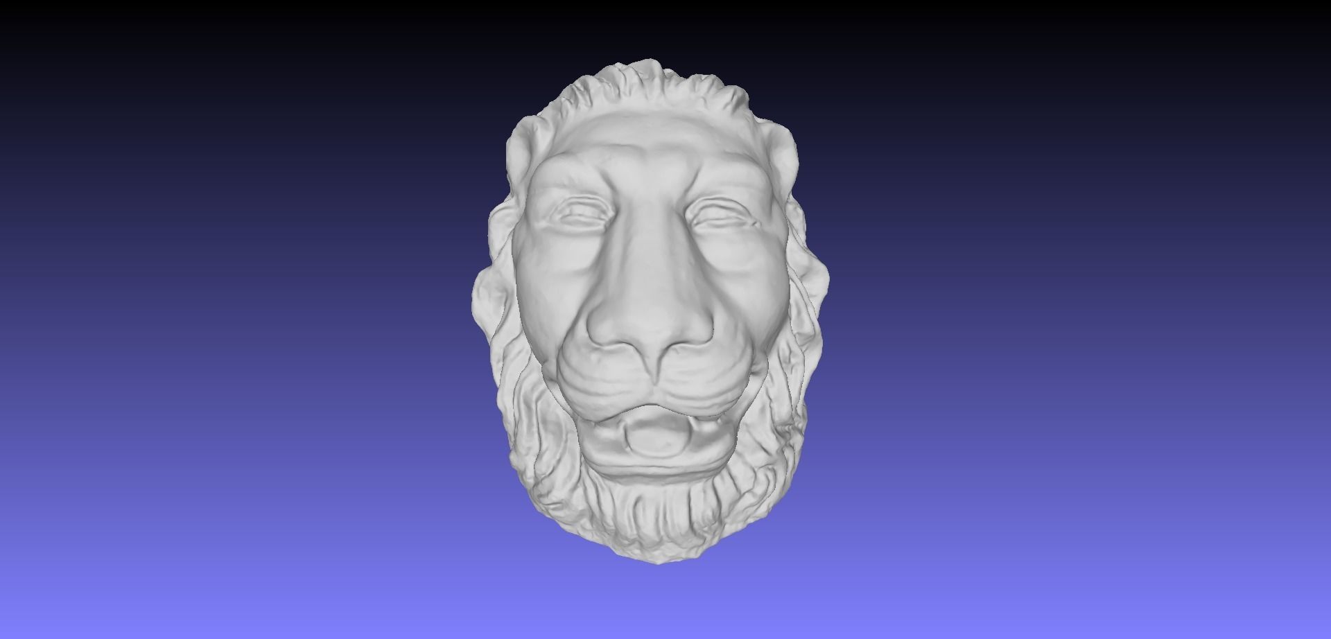 LION HEAD 3D model_2