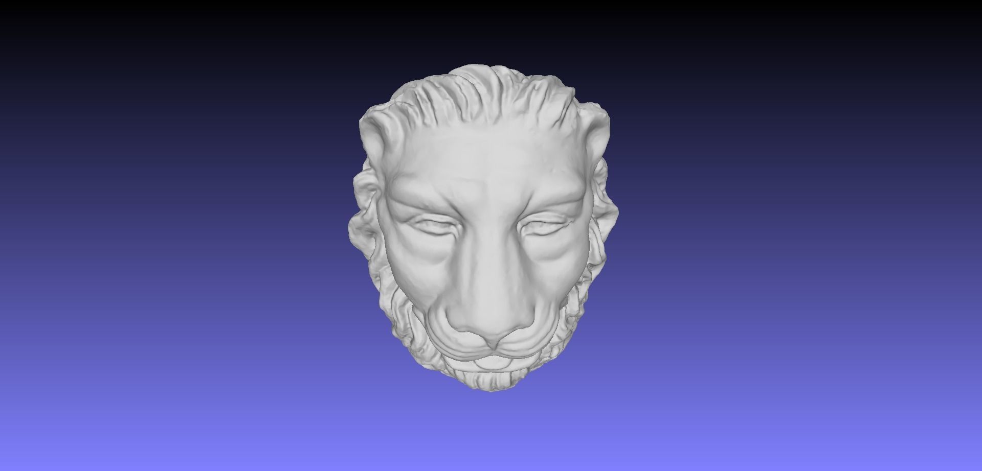LION HEAD 3D model_3