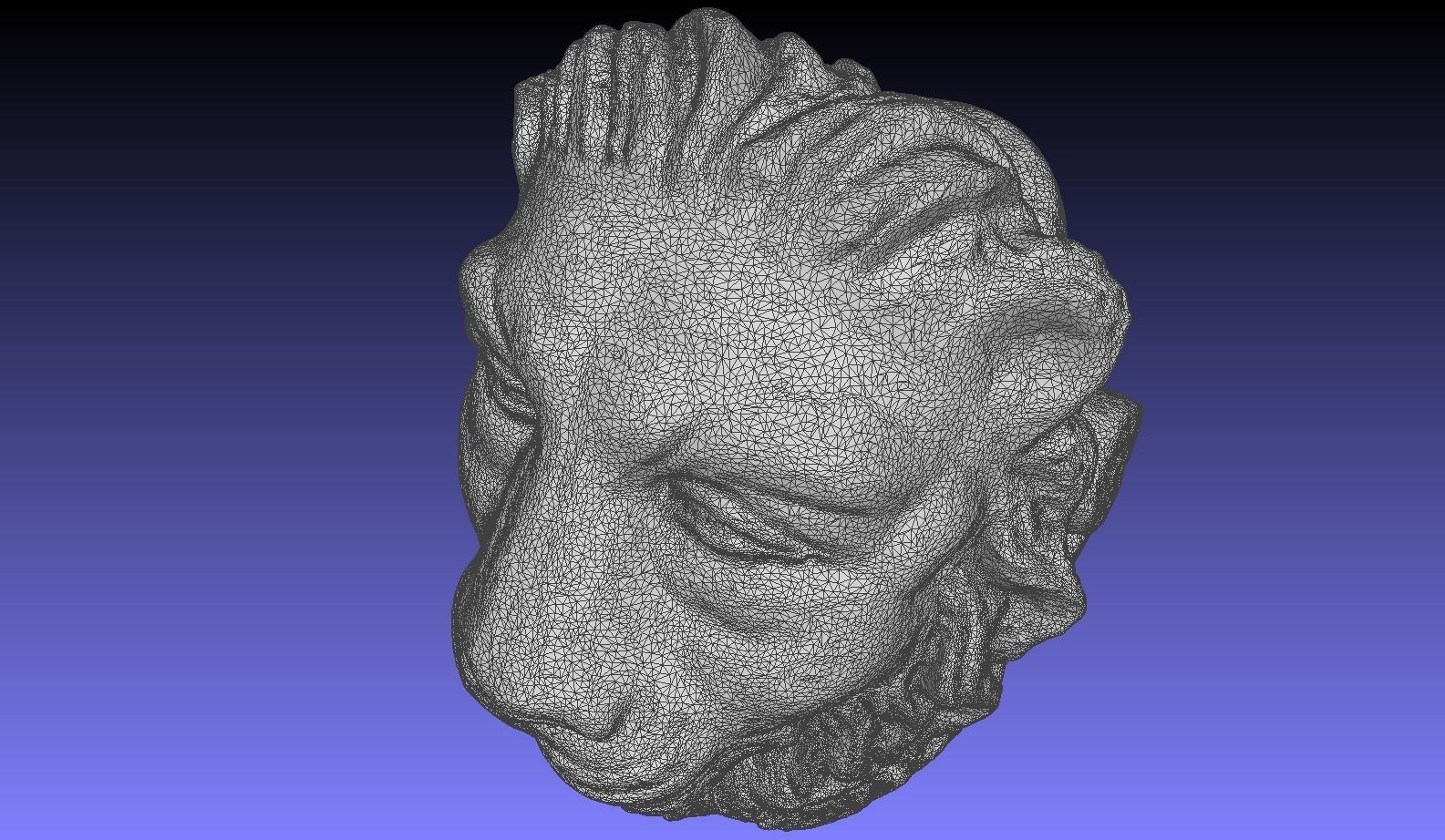 LION HEAD 3D model_23