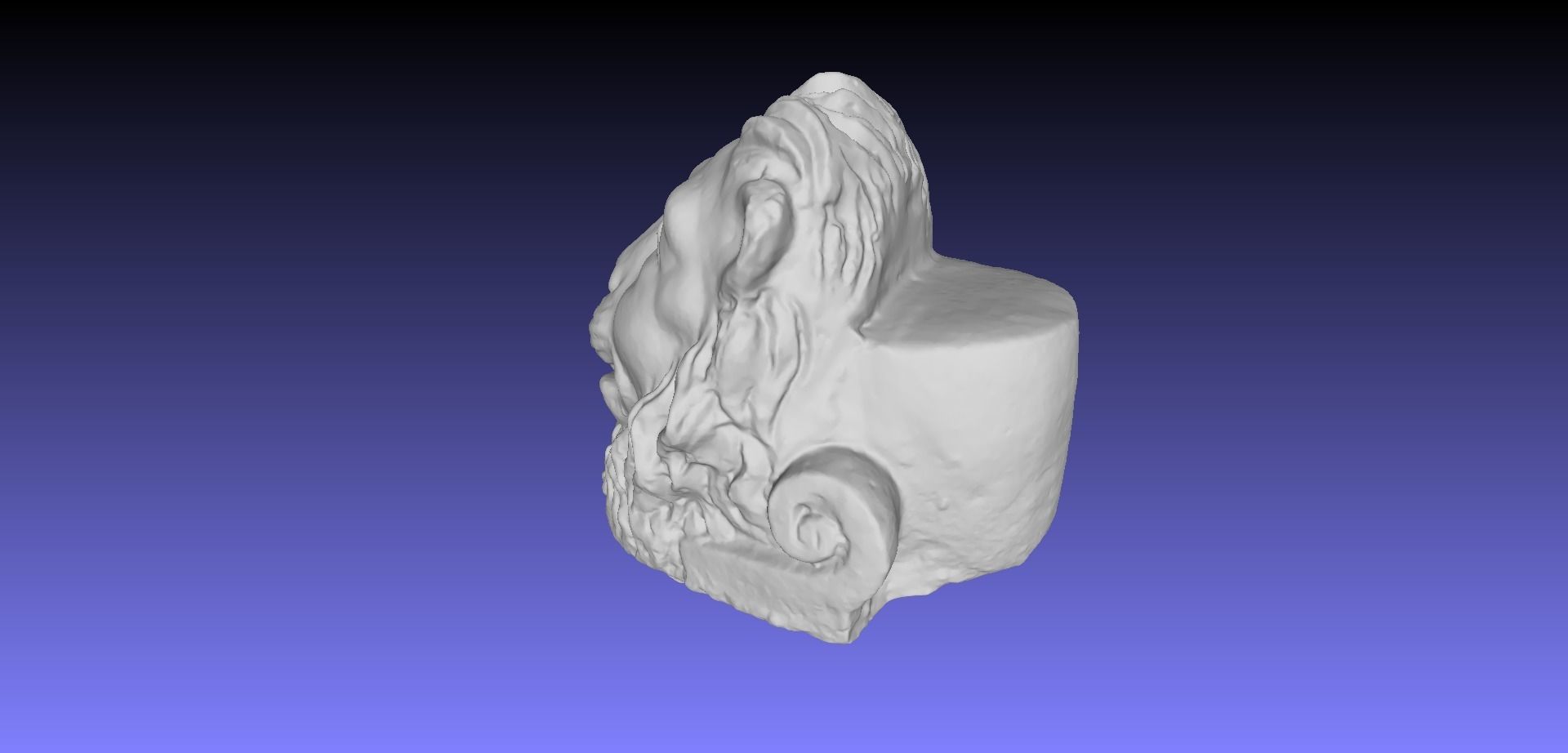 LION HEAD 3D model_10