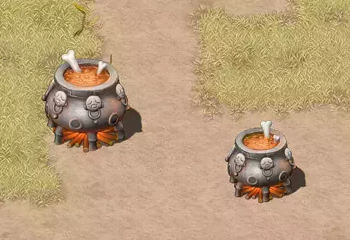 Cartoon version - oil pan - the execution ground