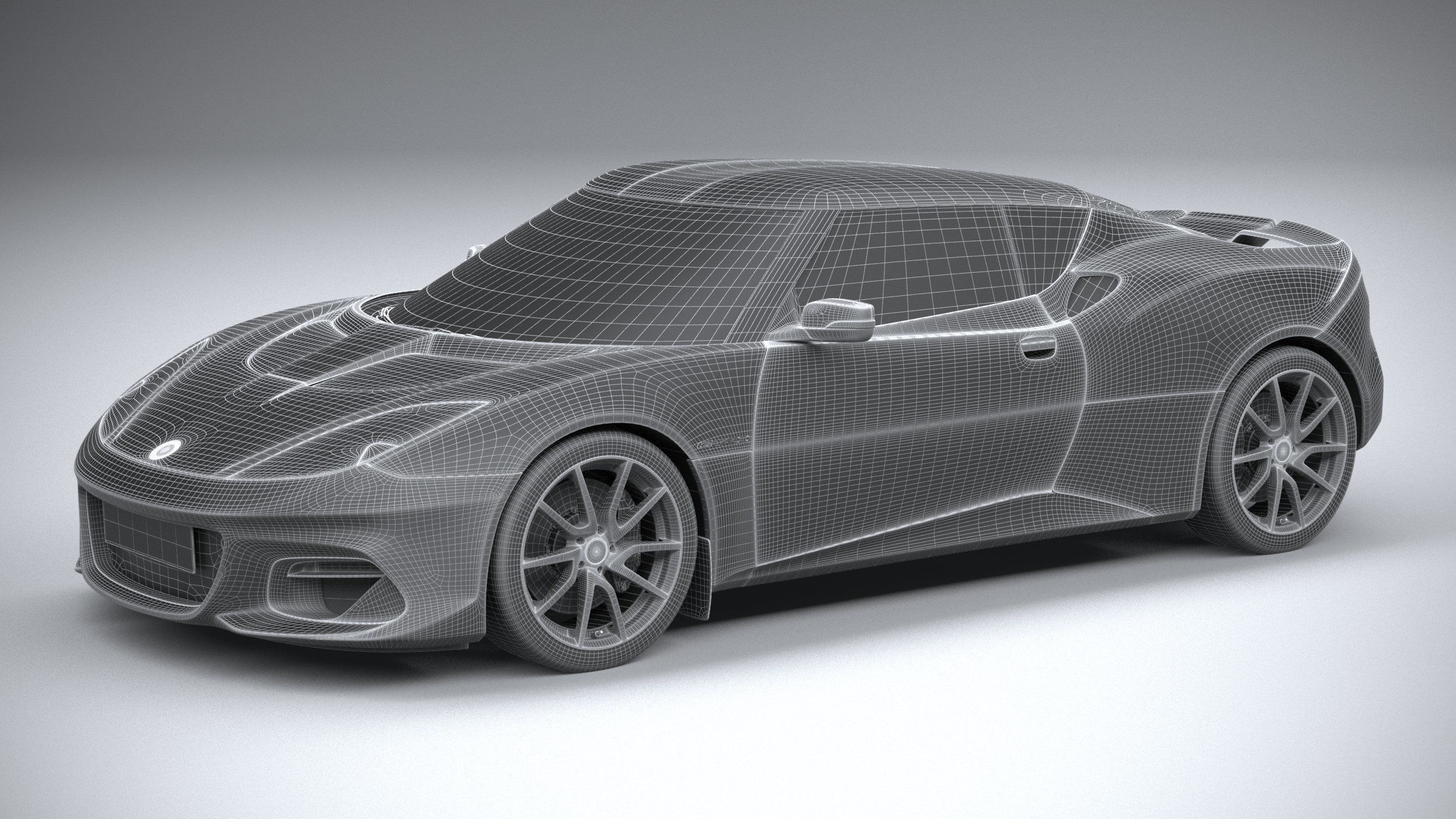 Lotus Evora GT410 2020 3D model_28