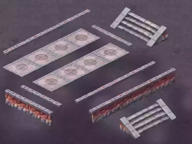 Cartoon hell - to possession stone brick surface