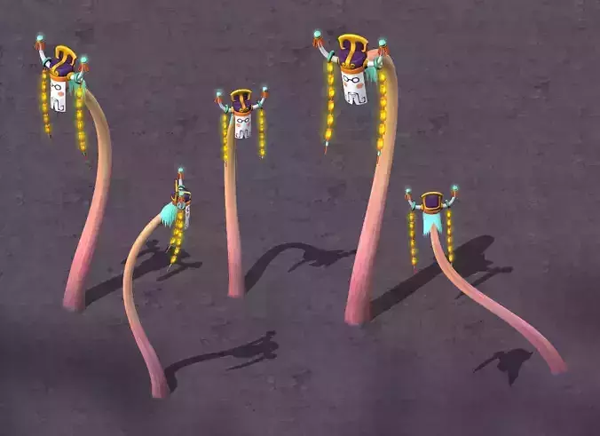 Cartoon hell - hell supervisor