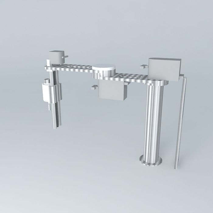 Robot SCARA Free 3D model_1