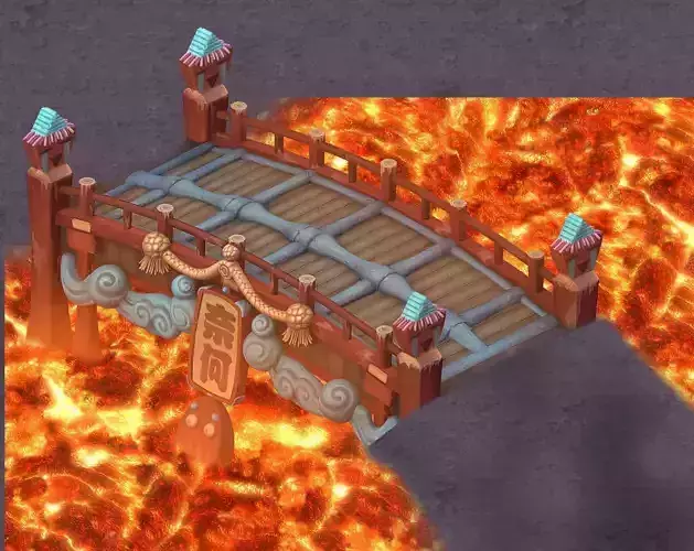 Cartoon hell - no one bridge