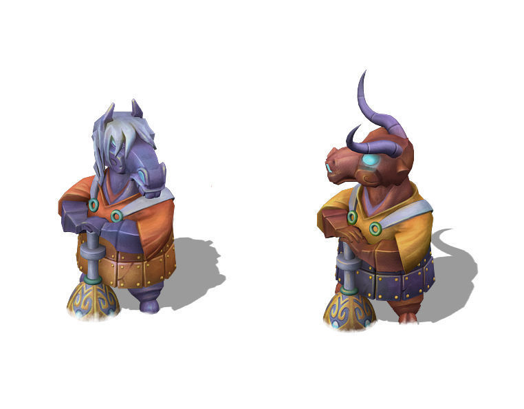 Cartoon Hell - Tau Ma Tau Town Stone Stone 3D model_3