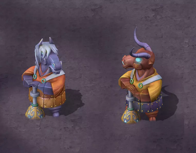 Cartoon Hell - Tau Ma Tau Town Stone Stone 3D model_0