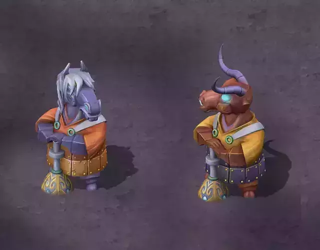 Cartoon Hell - Tau Ma Tau Town Stone Stone