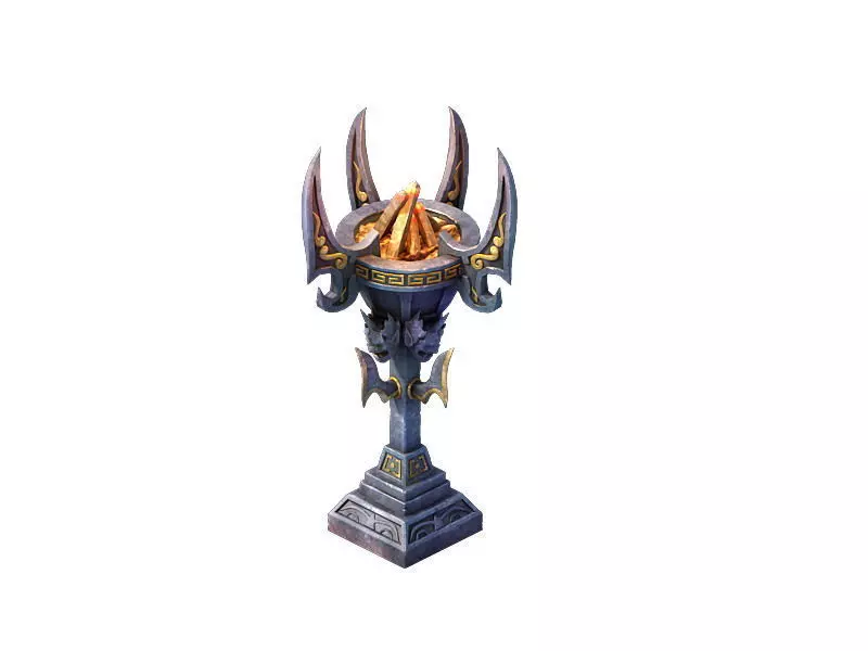 Game Model - Hanging Garden - Magic Army Camp Braz 3D model_0