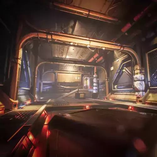 Spaceship Interior Environment Set