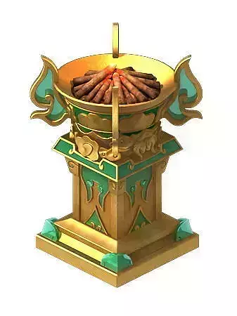 model - Hanging Garden - Xianzhuang camp brazier