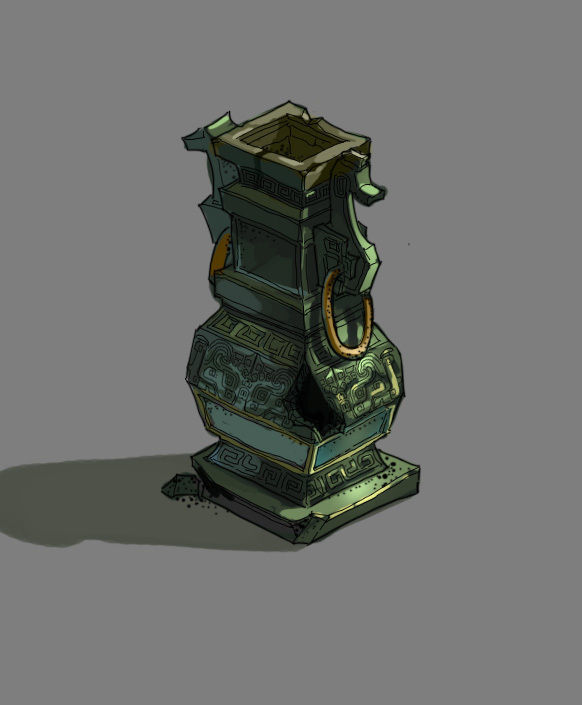 Game Model - Broken Bronze Device 3 3D model_1
