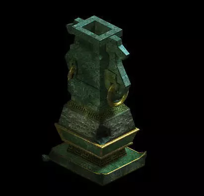 Game Model - Broken Bronze Device 3 3D model_0