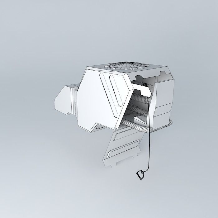 britainian Knightmare Frame cokcpit Free 3D model_4