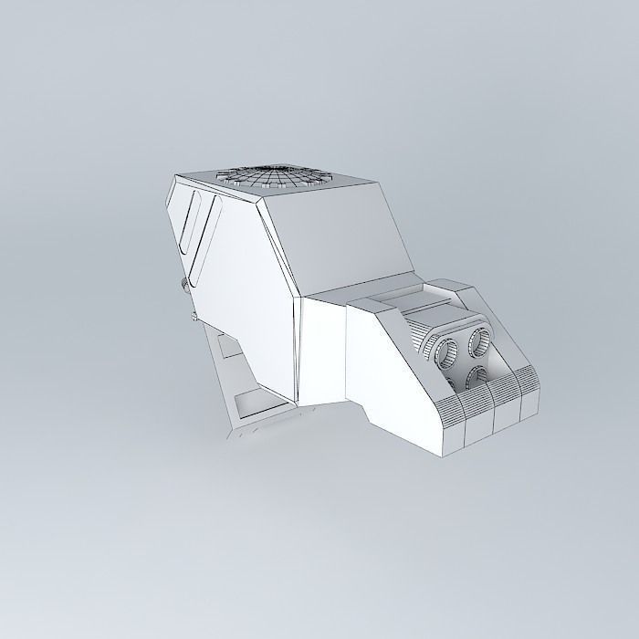 britainian Knightmare Frame cokcpit Free 3D model_3