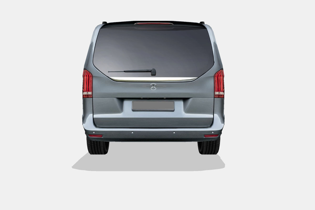 Mercedes-Benz V-Class 2019 Low-poly 3D model_8