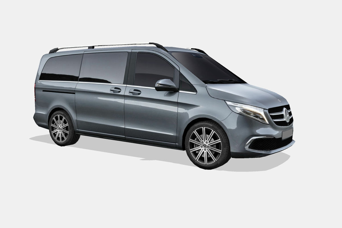 Mercedes-Benz V-Class 2019 Low-poly 3D model_15