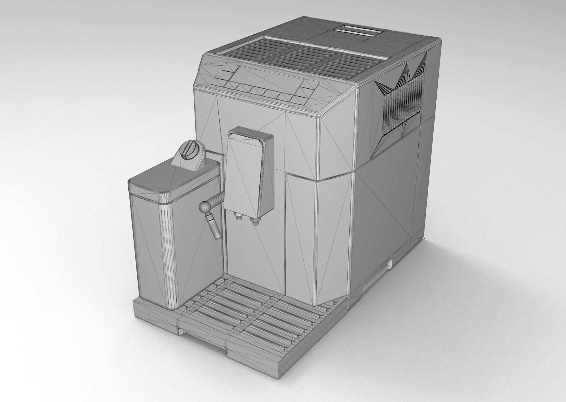 DeLonghi Eletta Cappuccino Low-poly 3D model_6