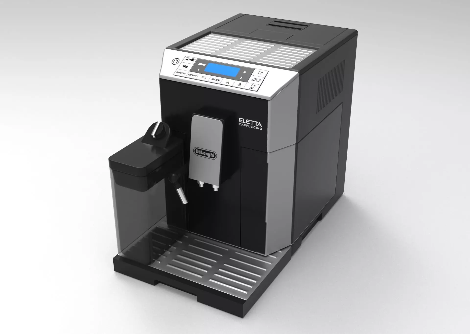 DeLonghi Eletta Cappuccino Low-poly 3D model_0