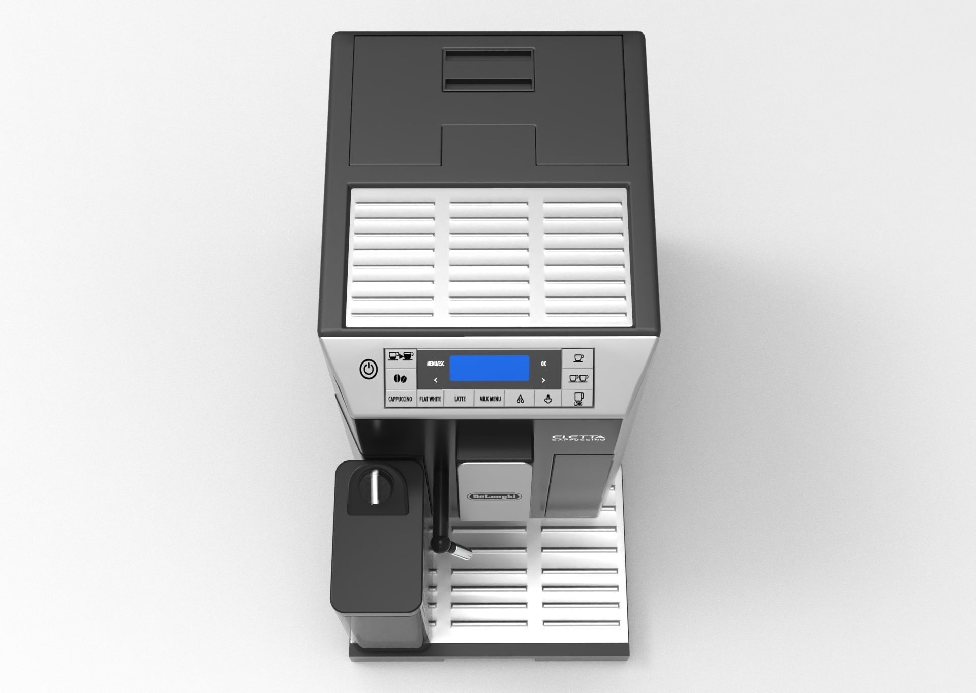 DeLonghi Eletta Cappuccino Low-poly 3D model_3