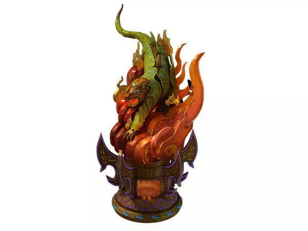 Game Model - Object Design - Fuhu - Furnace 02 3D model