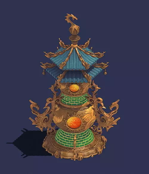 Pharmacy - practice Dan furnace 01 3D model_0