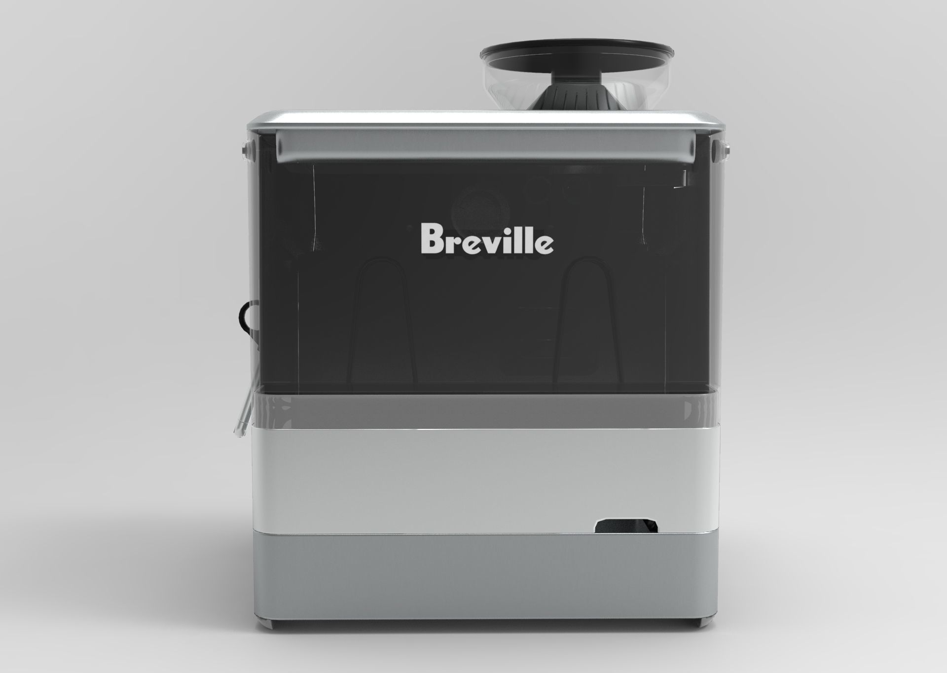 Coffee Machine Breville Barista Express BES870CBXL Low-poly 3D model_5