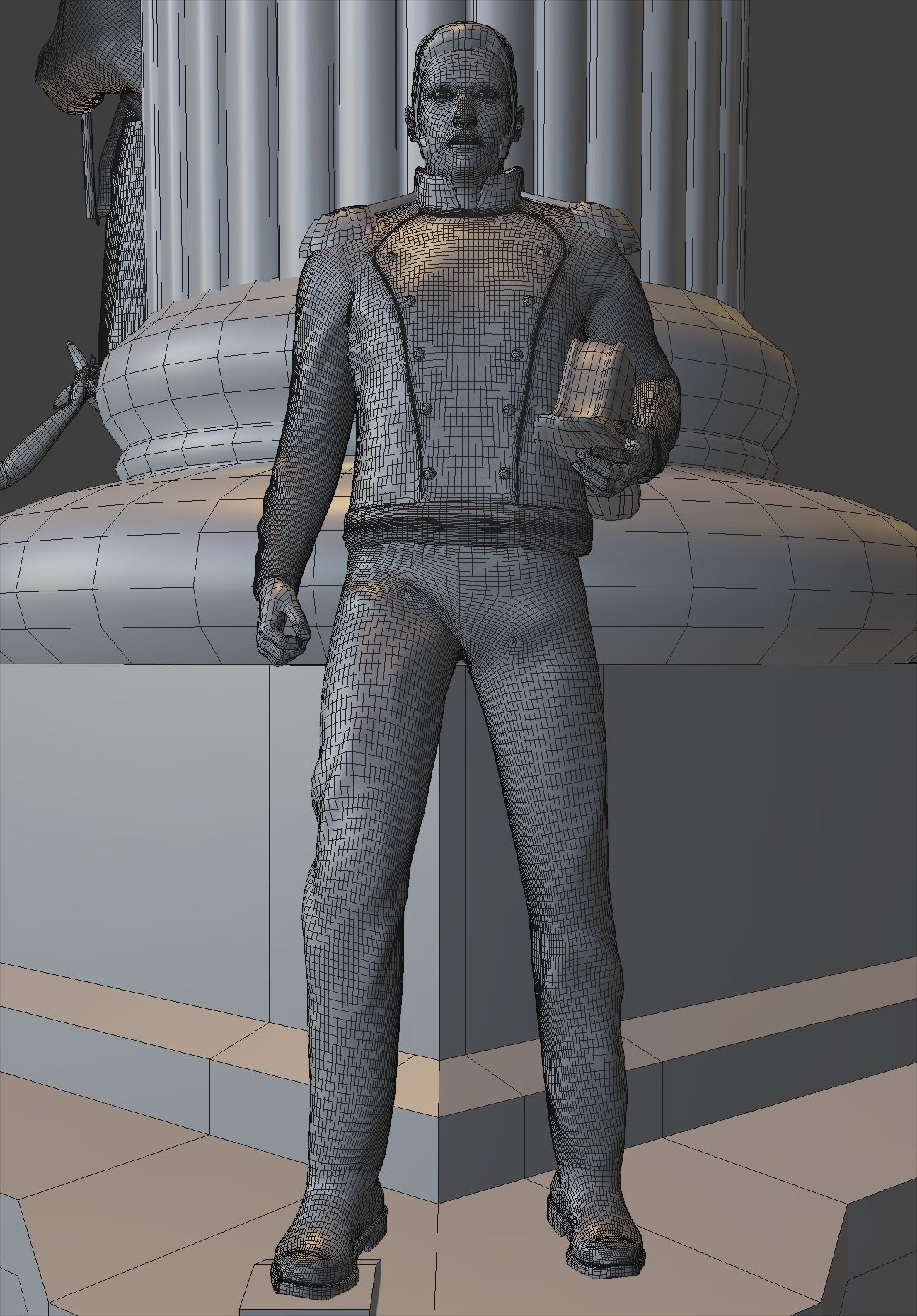 Angel of Independence 3D model_19