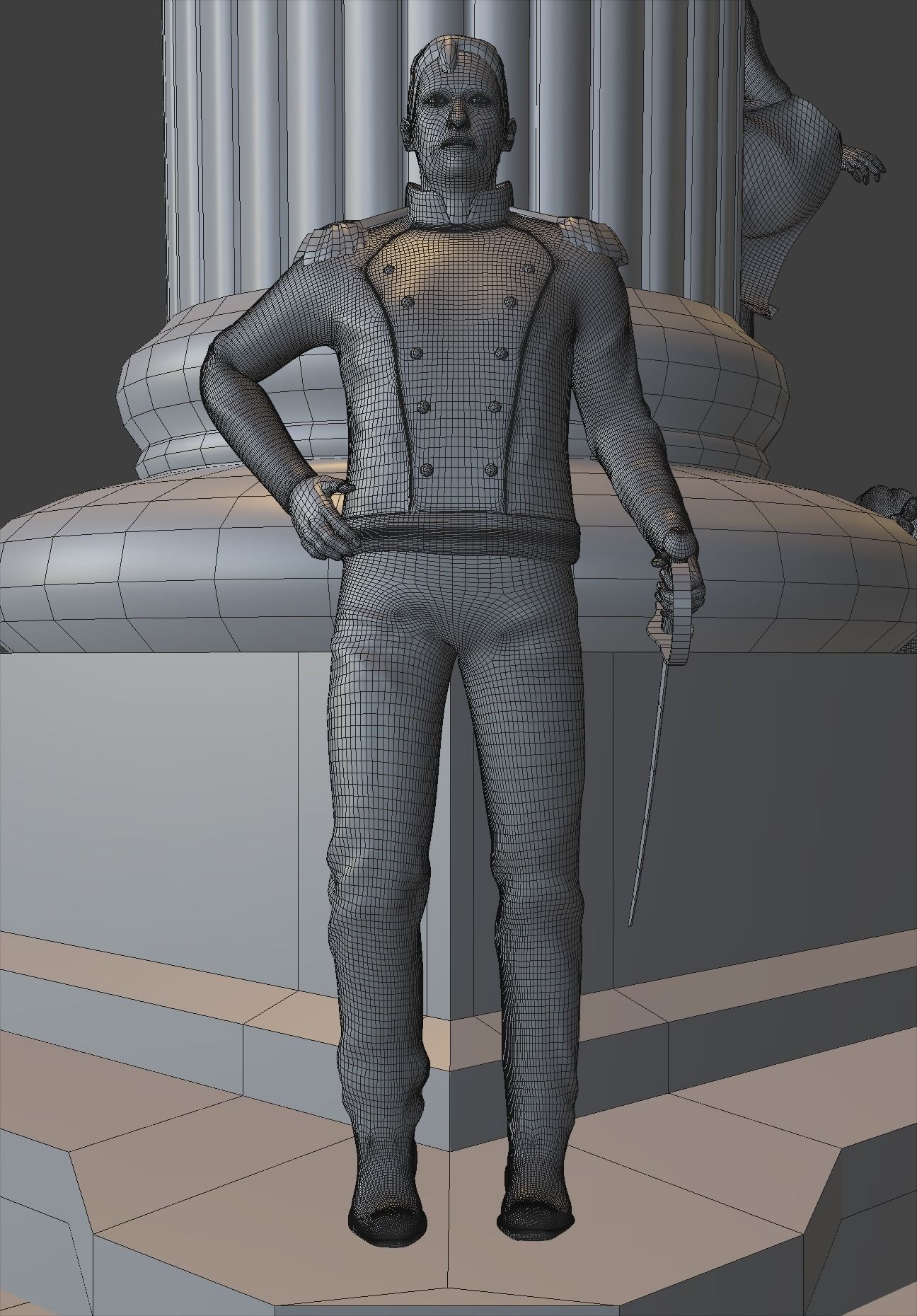 Angel of Independence 3D model_18