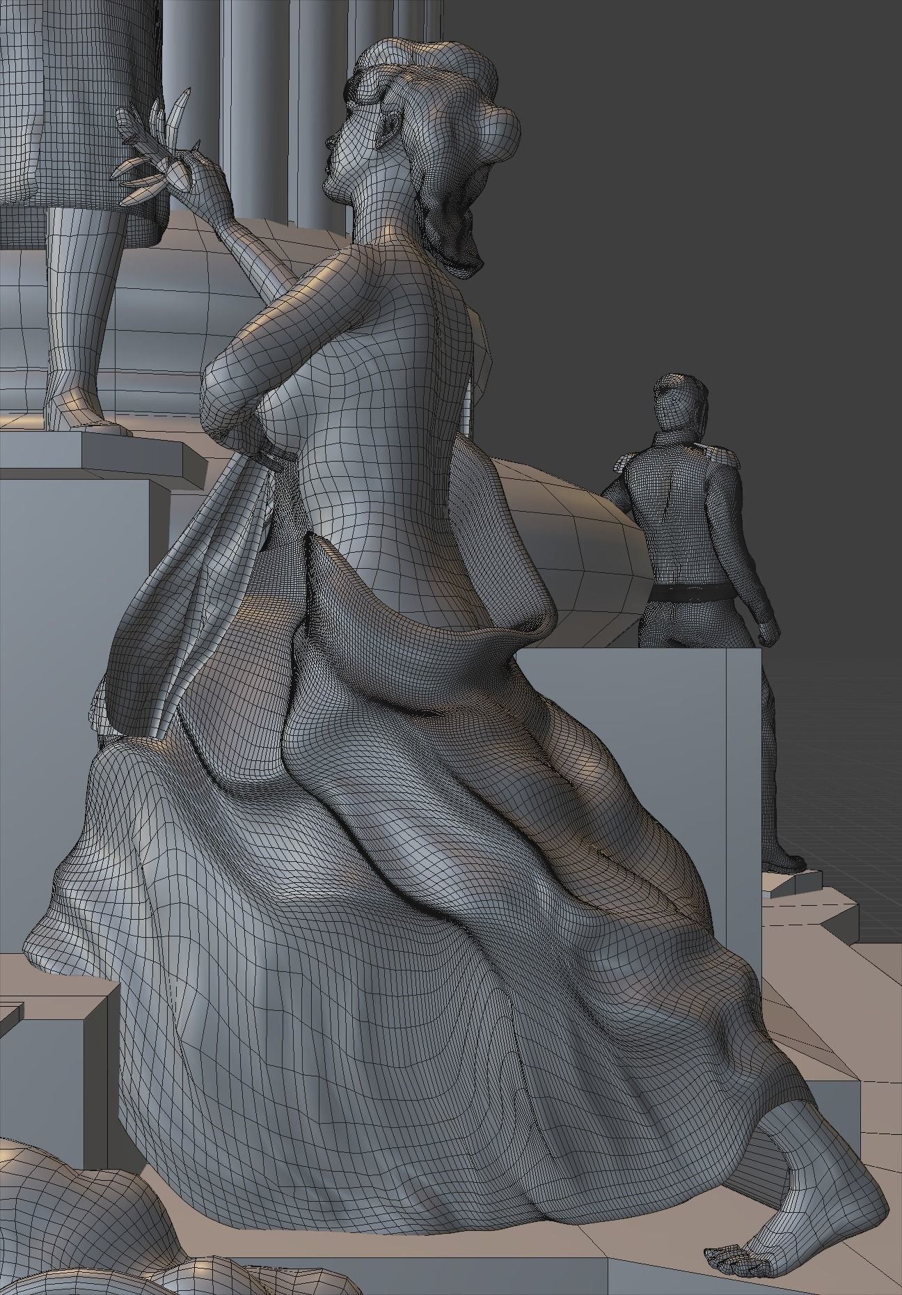 Angel of Independence 3D model_23