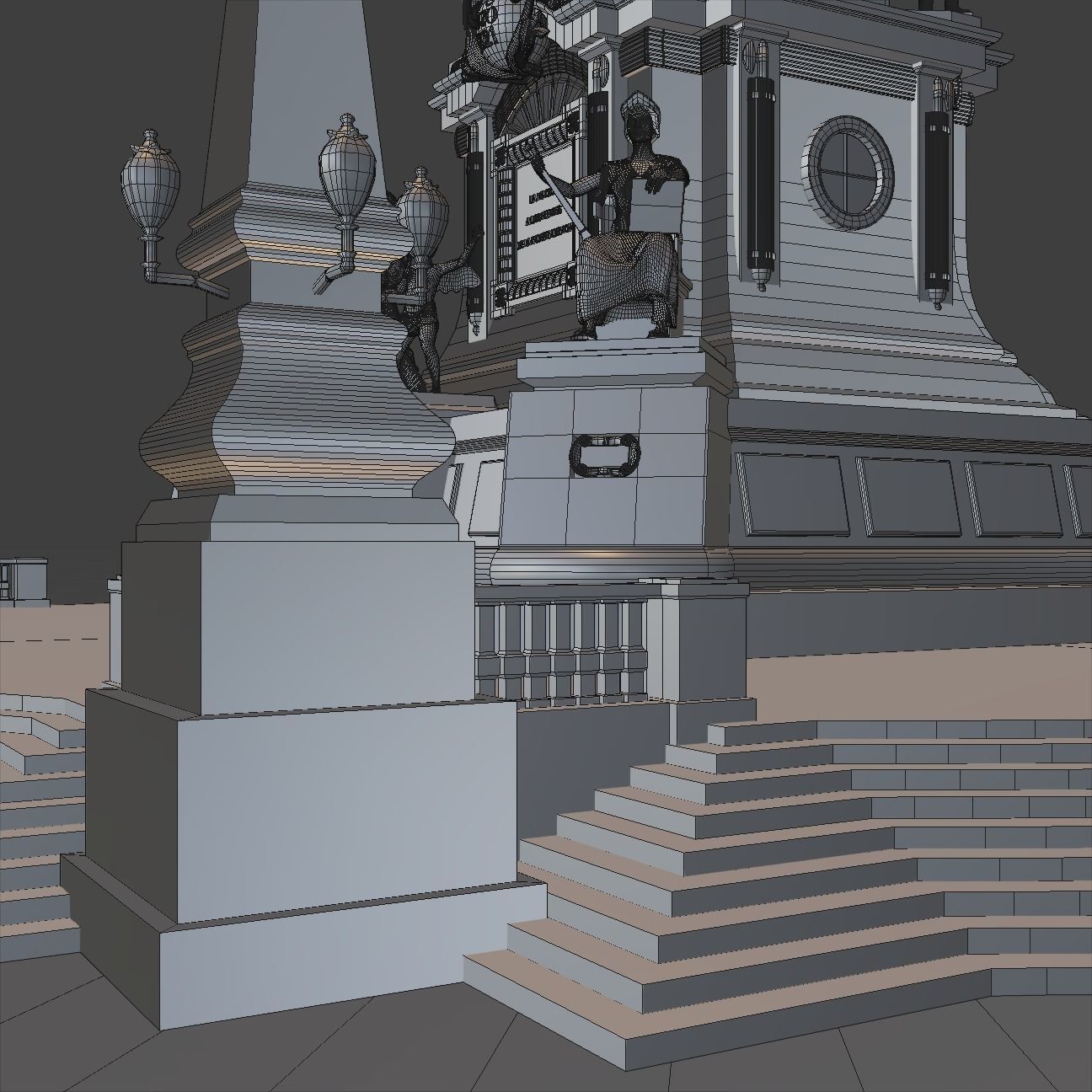 Angel of Independence 3D model_17
