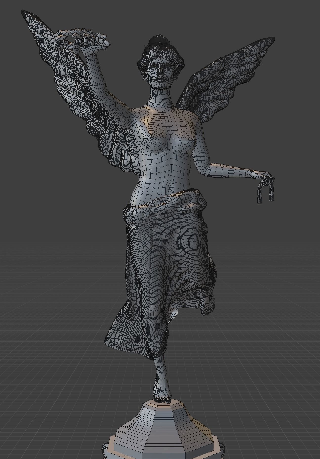 Angel of Independence 3D model_24