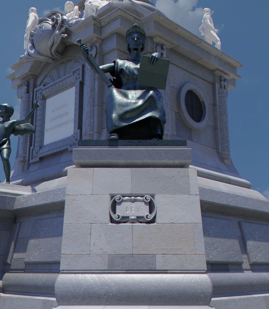 Angel of Independence 3D model_8