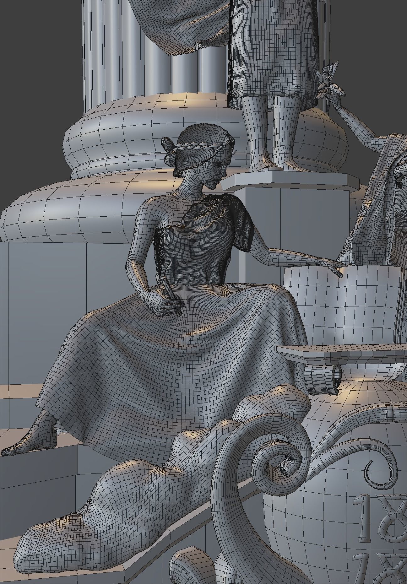 Angel of Independence 3D model_22