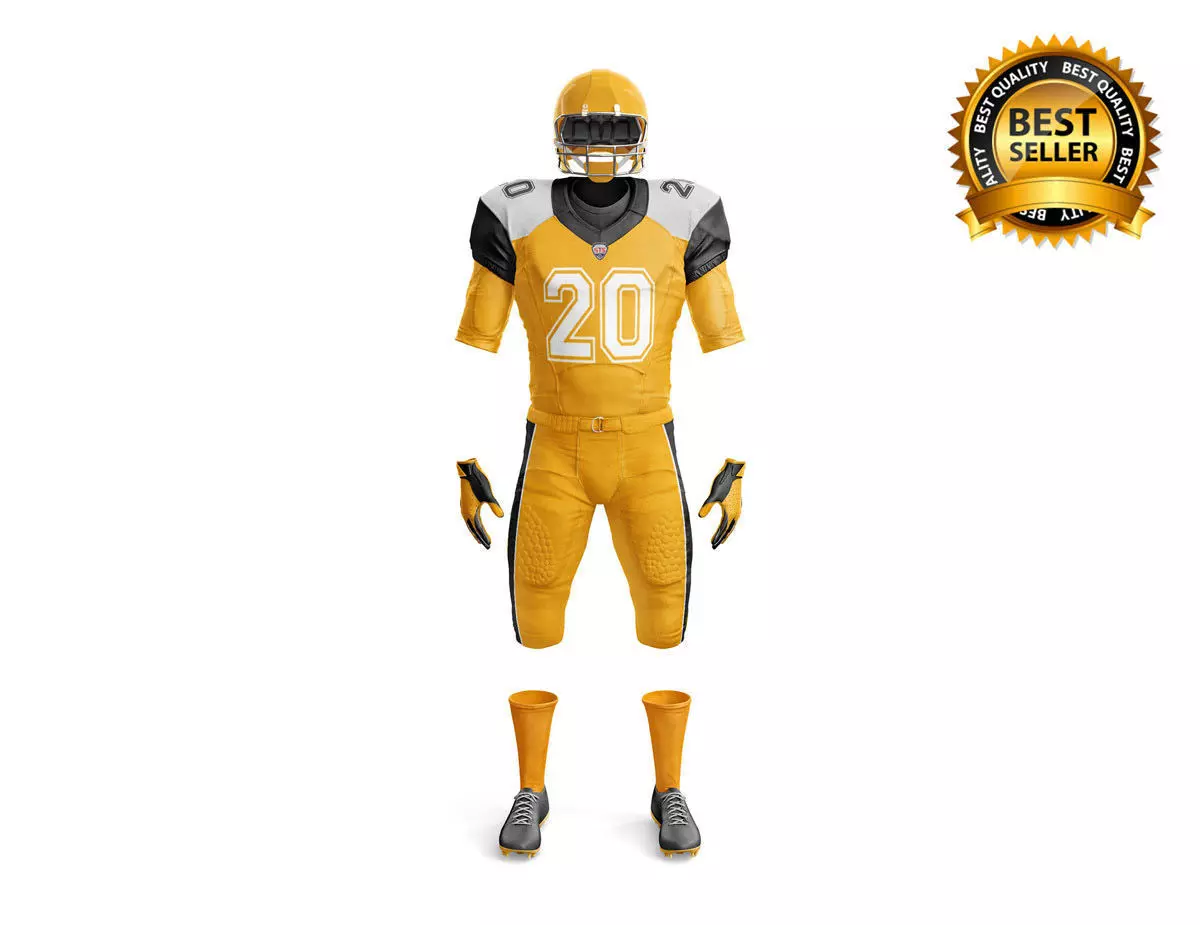 American Football Uniform 3D model_0