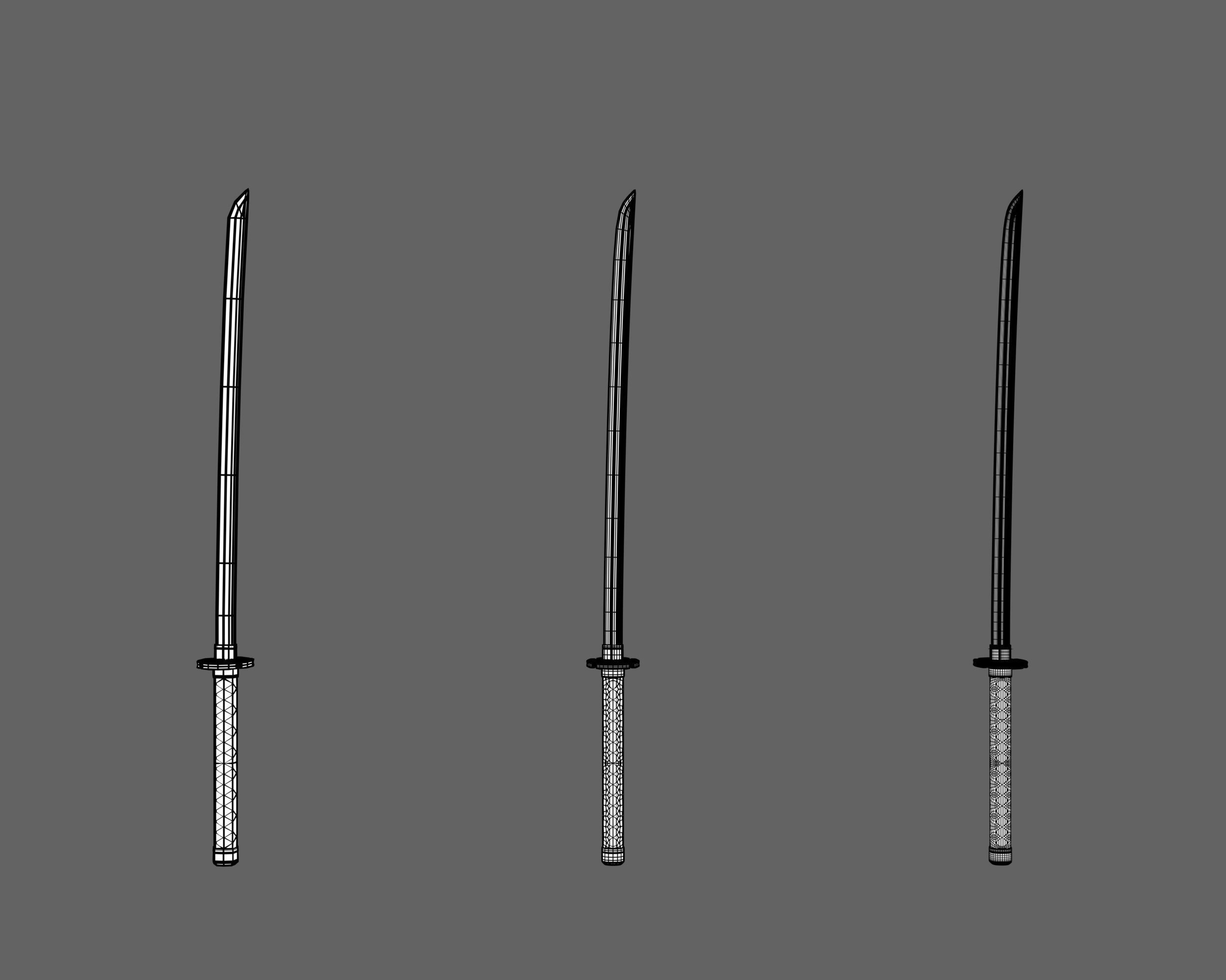 Ancient Collection Japanese Weapons Set _24