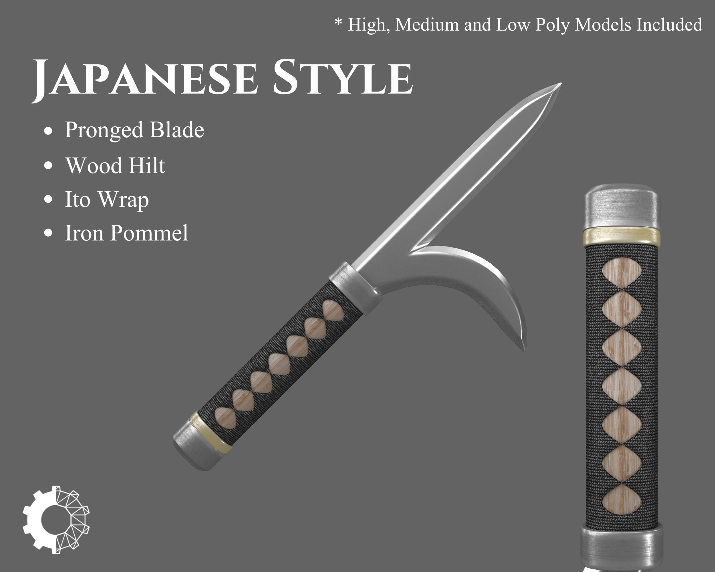 Ancient Collection Japanese Weapons Set _27